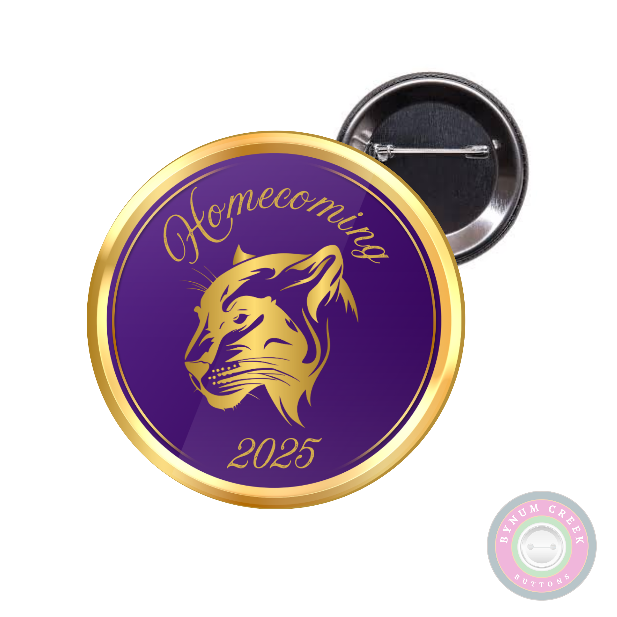 Purple and Gold Panther
