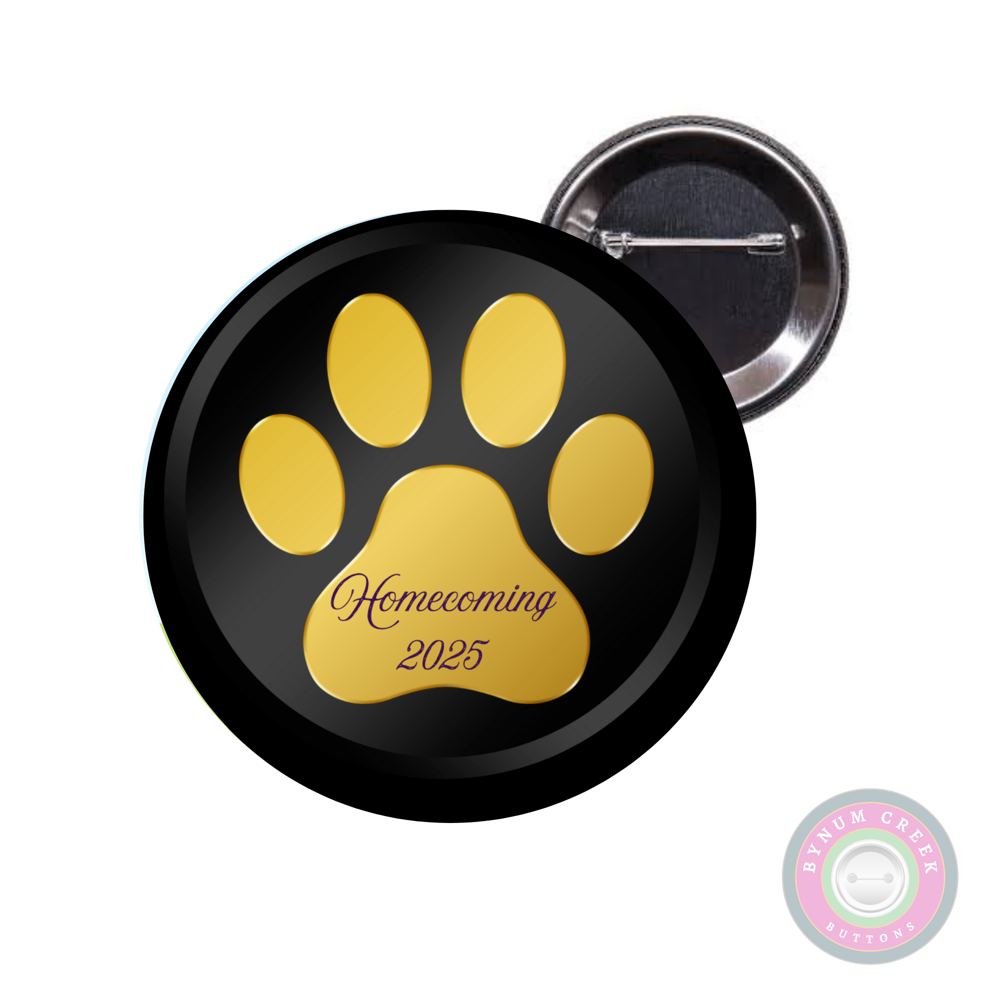 Black and Gold Paw