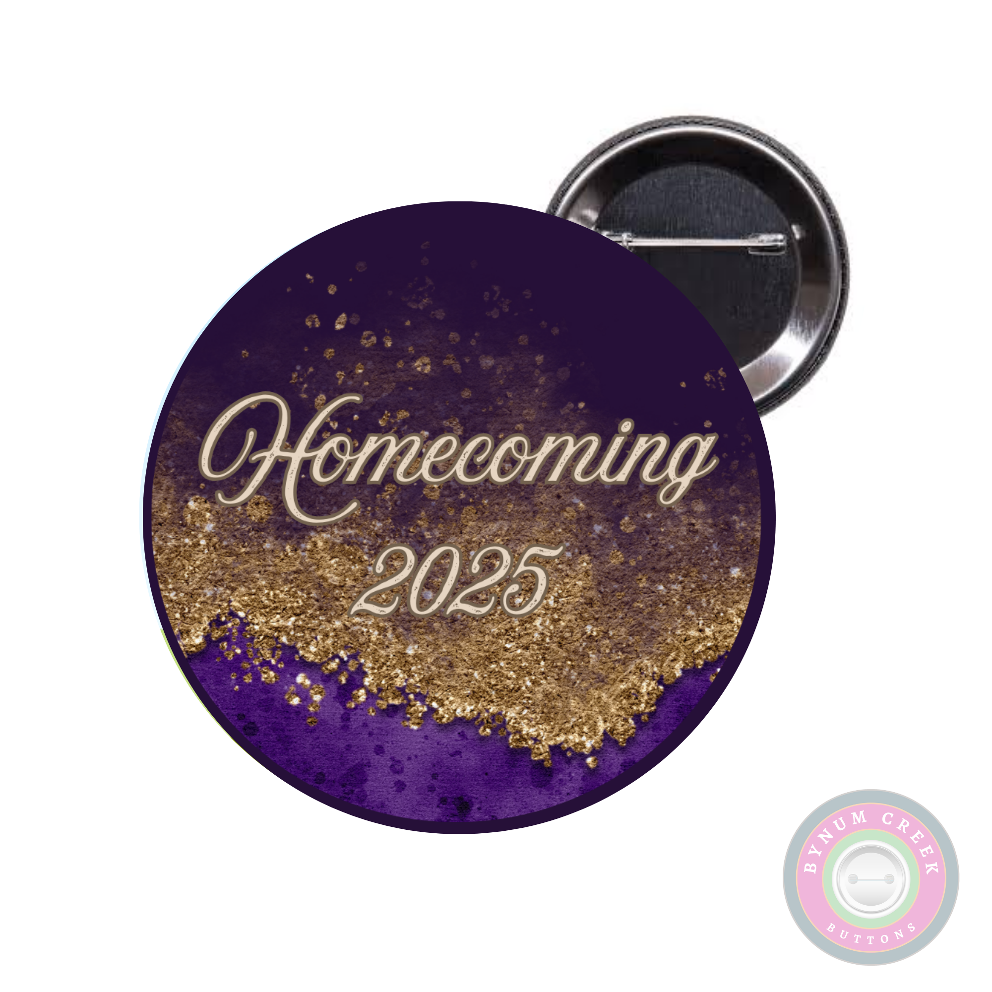 Purple Gold Glitter