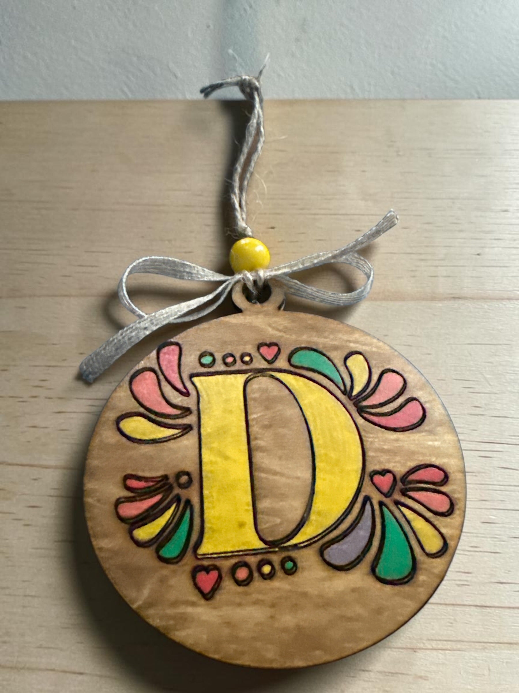 Cantina Bloom Letter Ornament