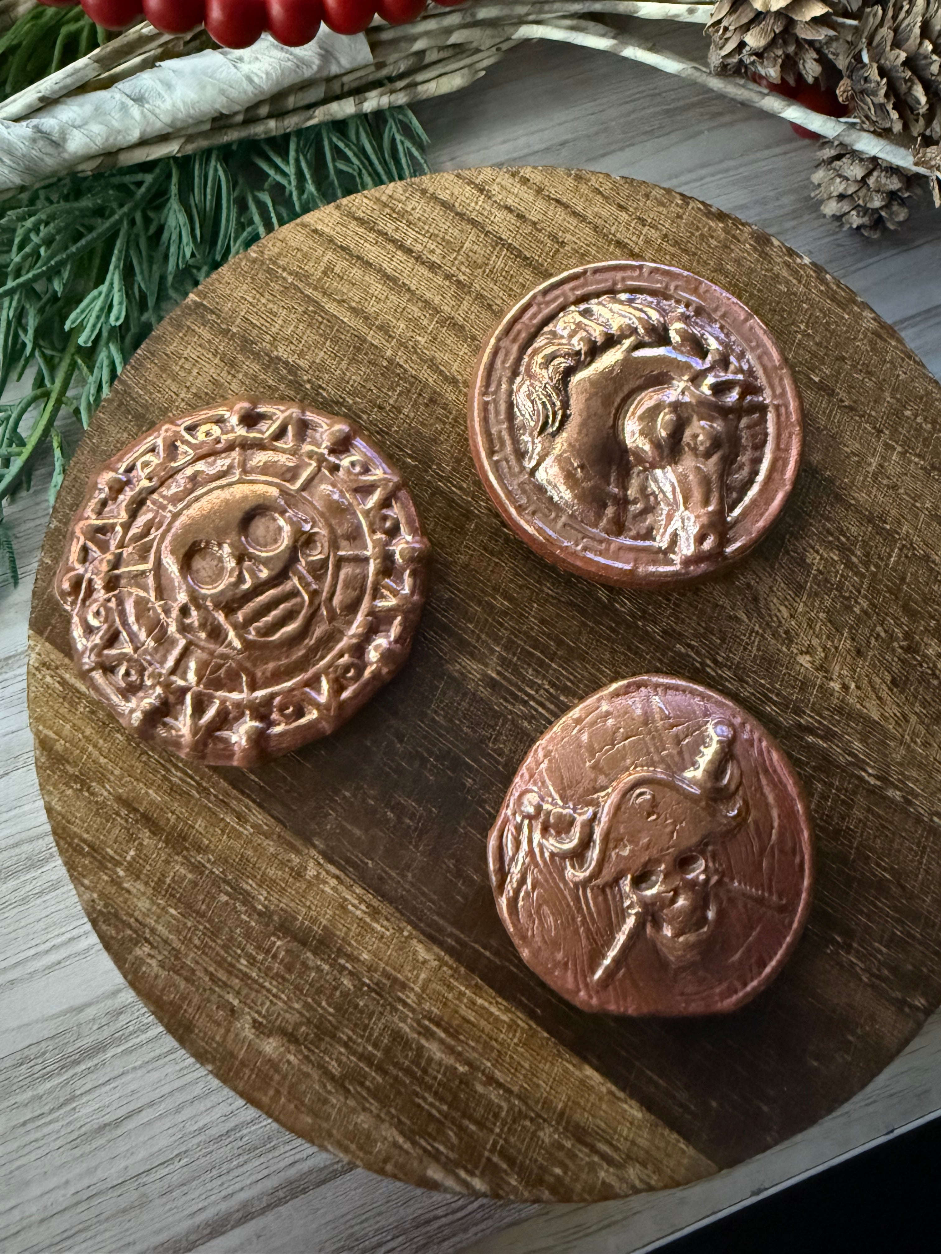 Handcrafted Copper Symbol Tokens – Small Batch Keepsakes