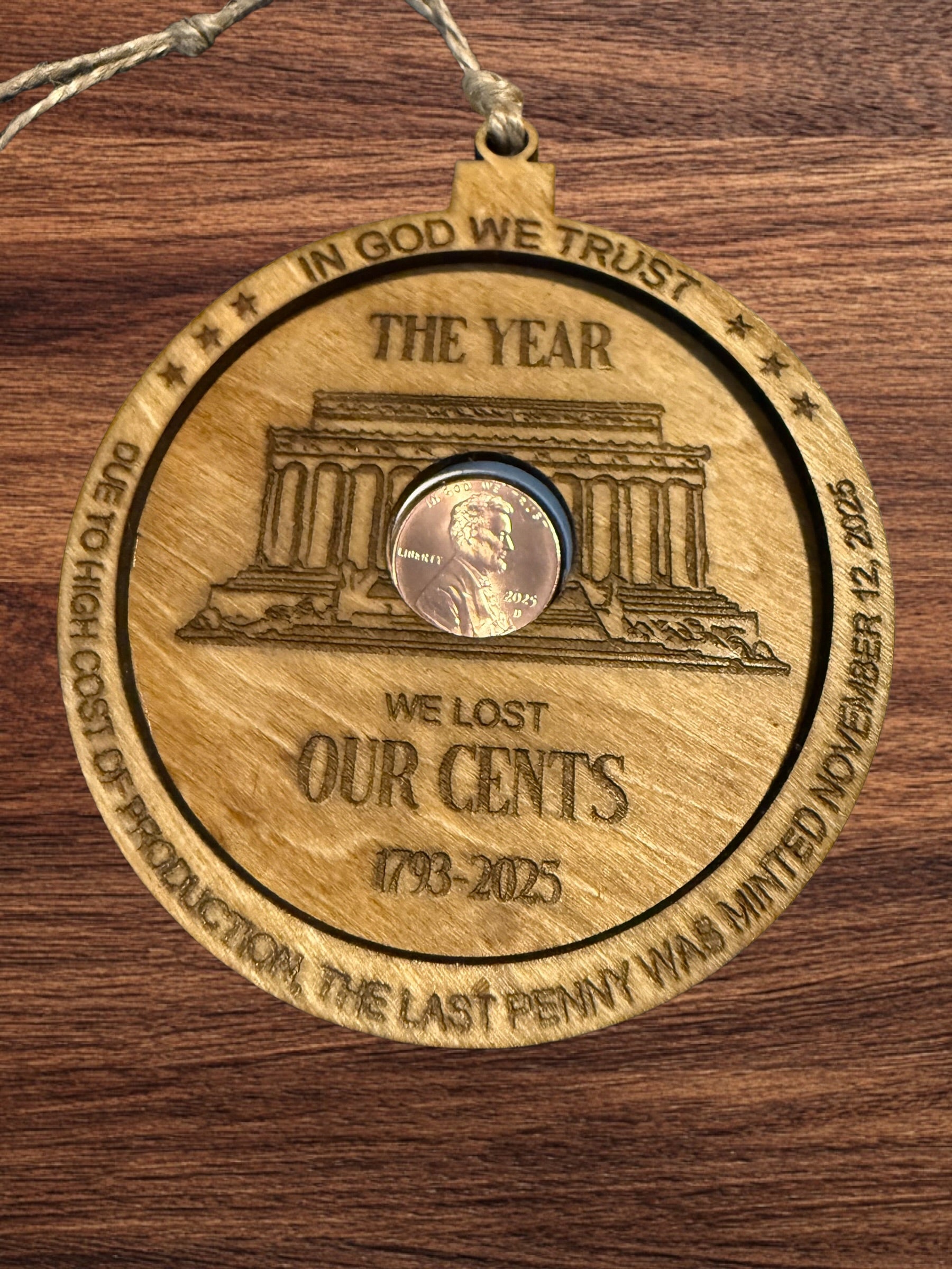 2025 Penny Farewell Keepsake Ornament