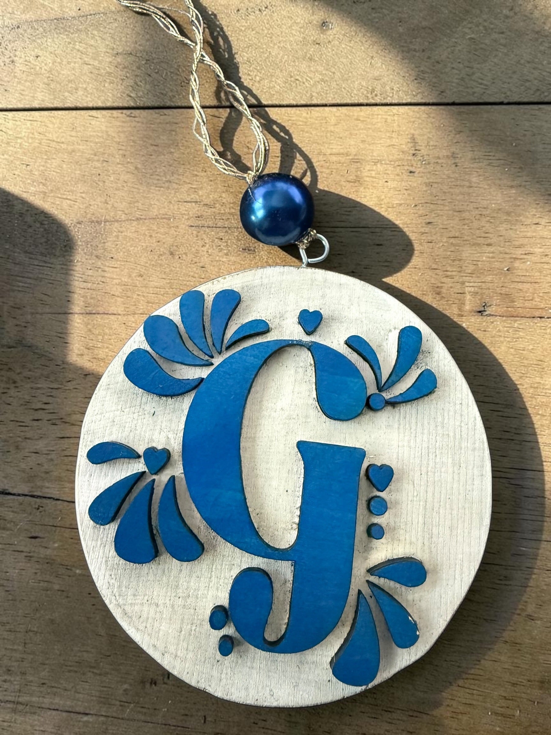 Cantina Bloom Letter Ornament