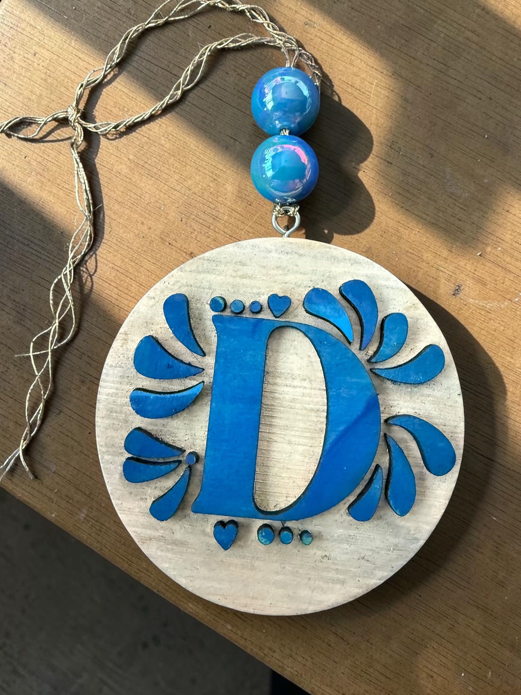 Cantina Bloom Letter Ornament