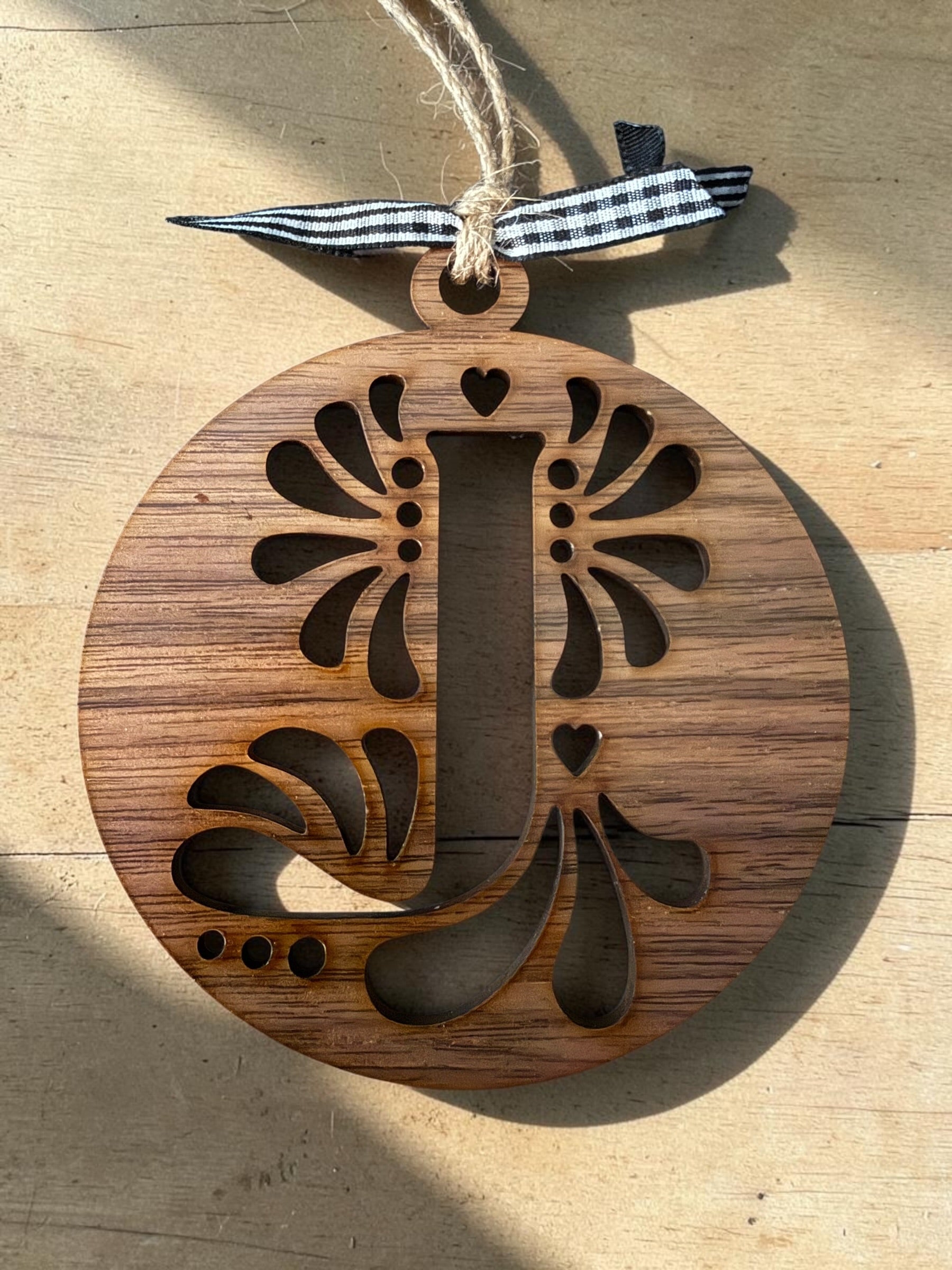 Cantina Bloom Letter Ornament