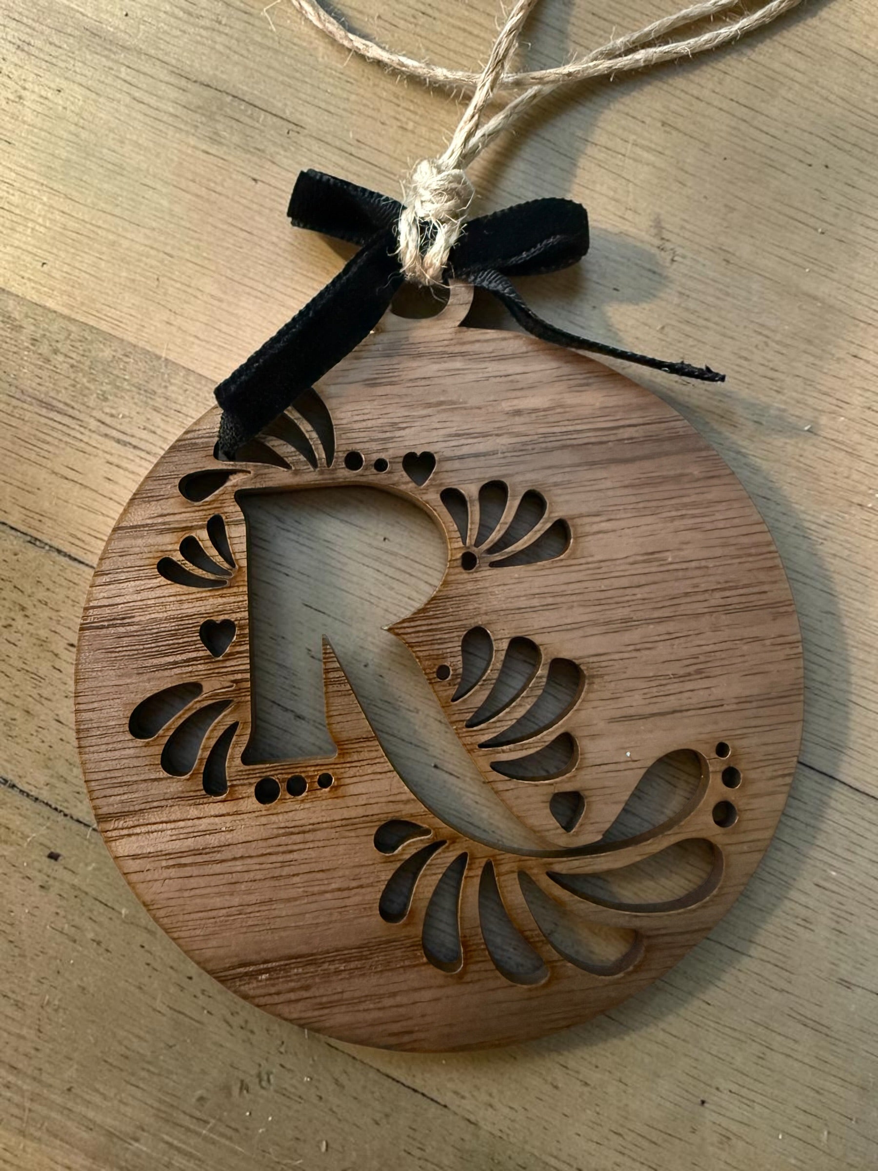 Cantina Bloom Letter Ornament