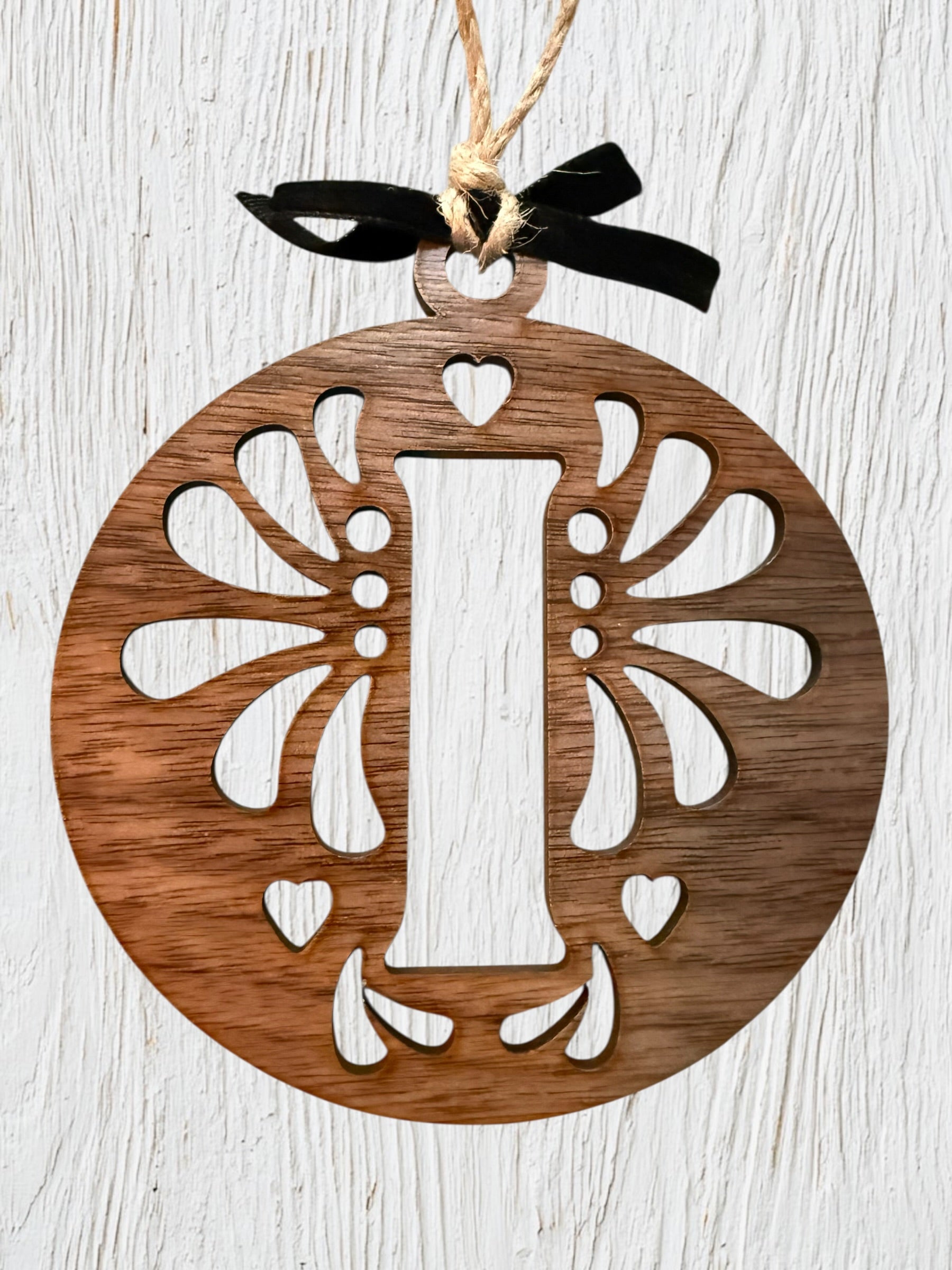Cantina Bloom Letter Ornament
