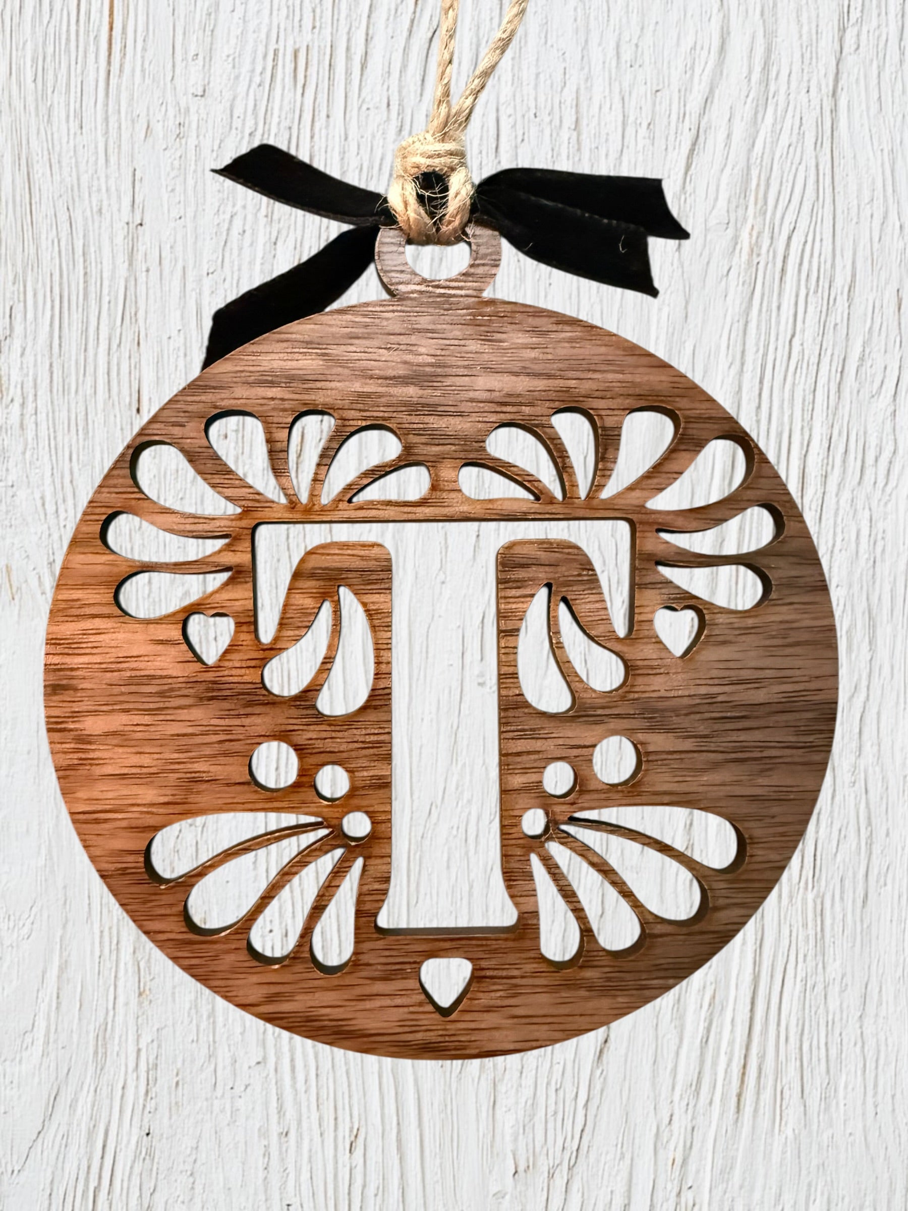Cantina Bloom Letter Ornament