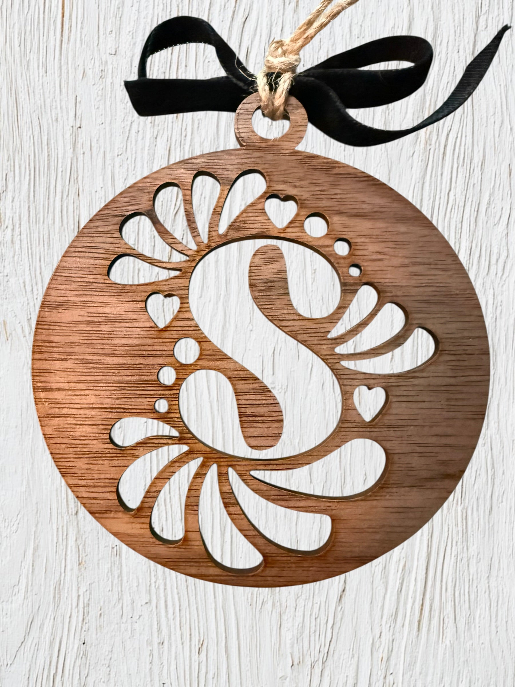Cantina Bloom Letter Ornament