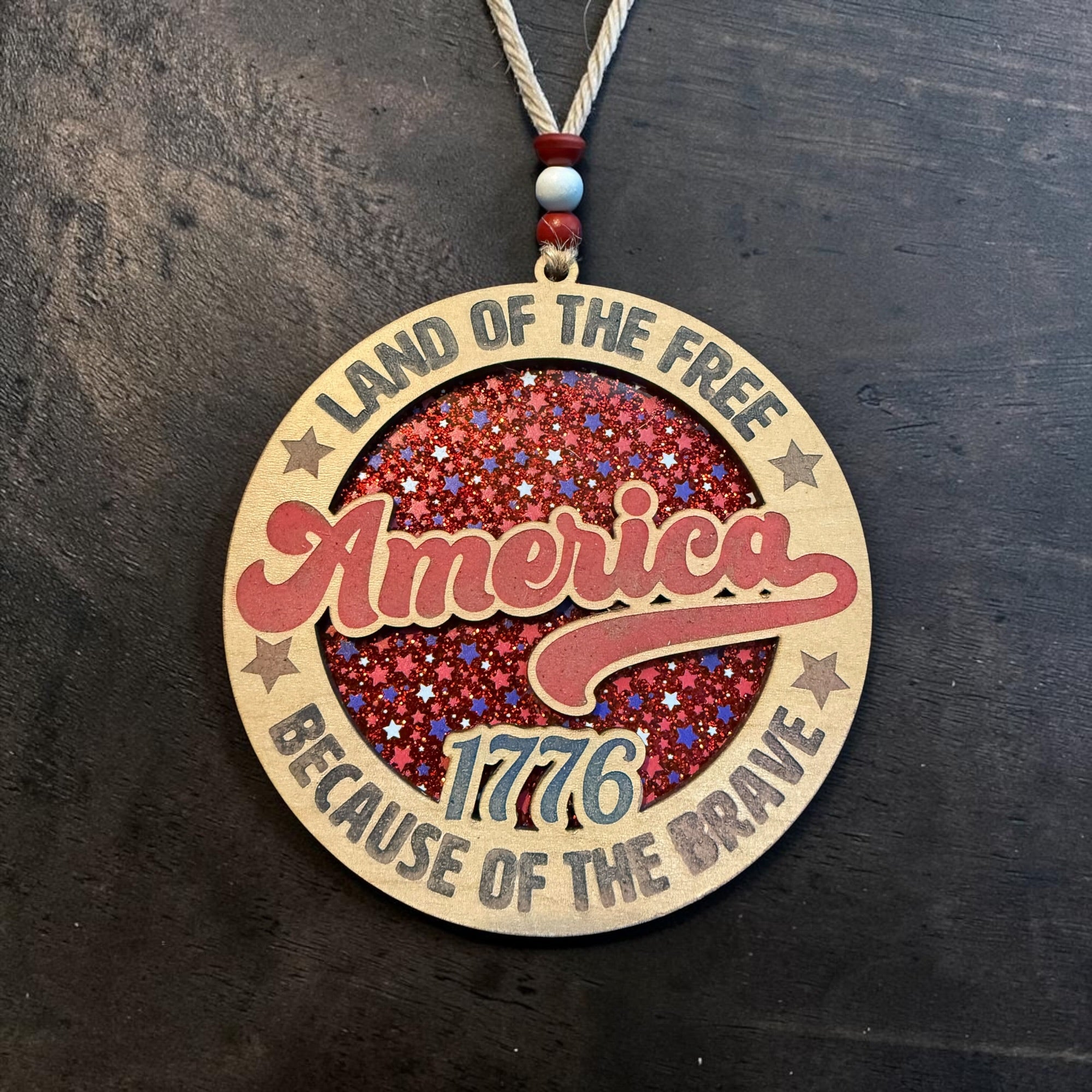 Land of the Free Collection Ornament – Patriotic Keepsake