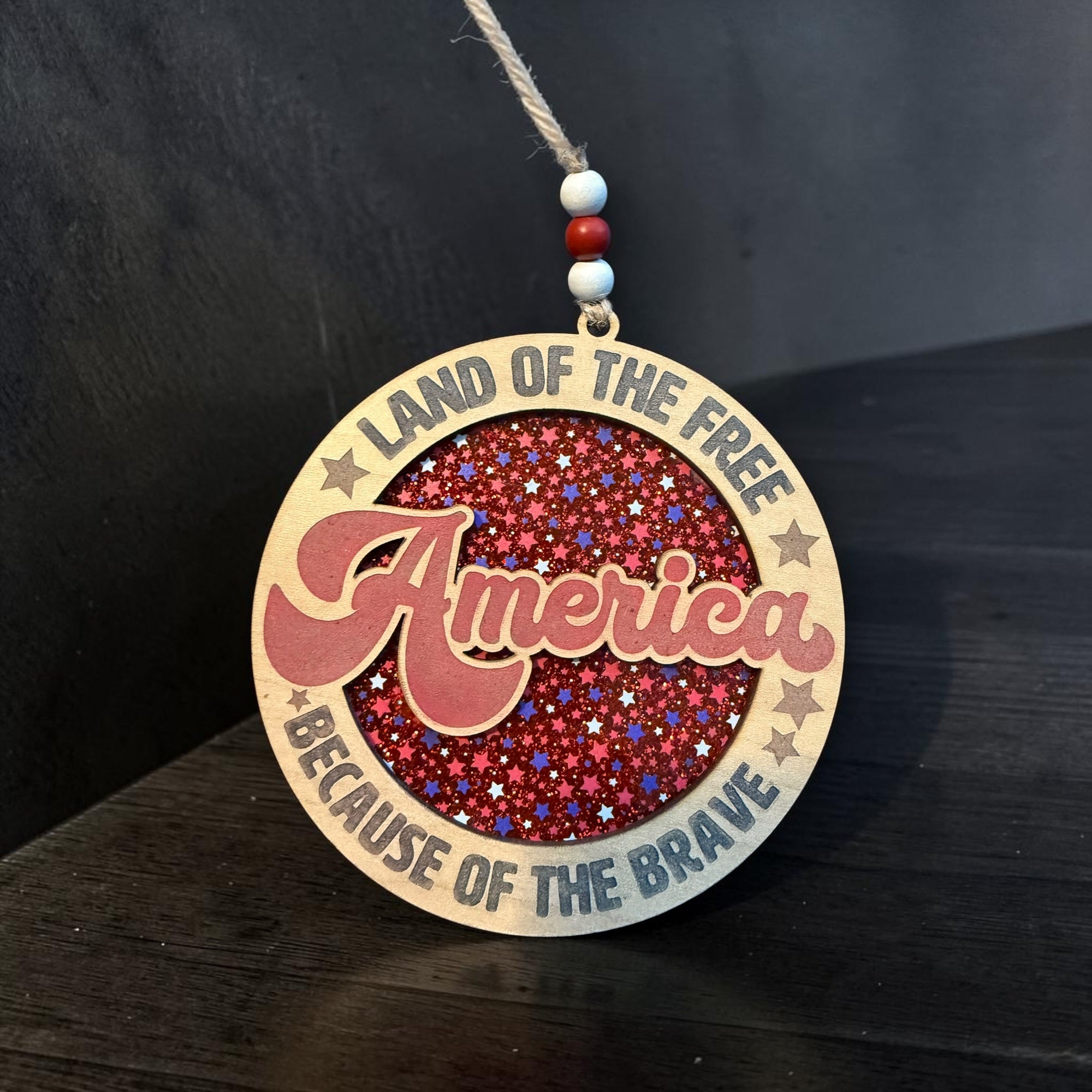 Land of the Free Collection Ornament – Patriotic Keepsake