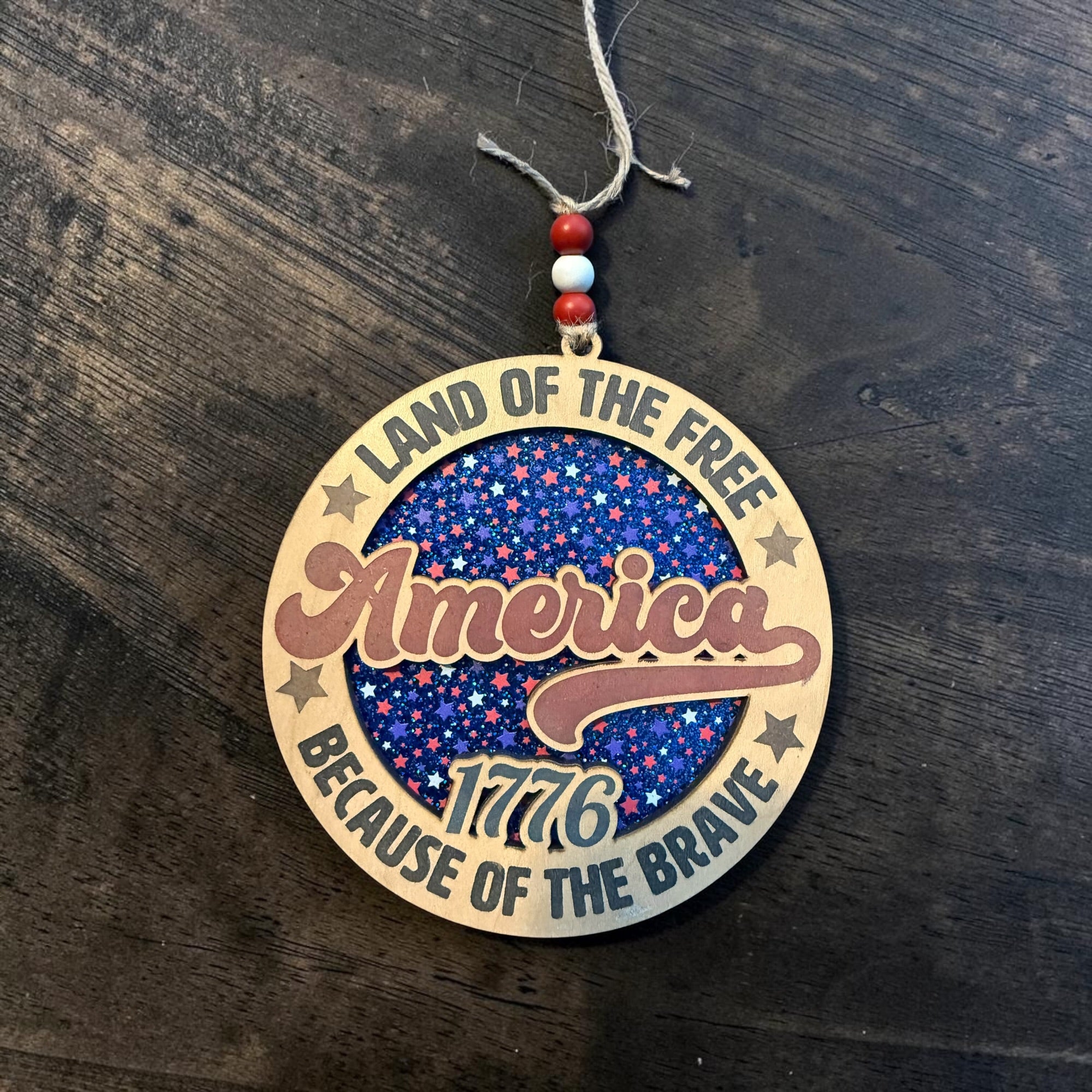 Land of the Free Collection Ornament – Patriotic Keepsake