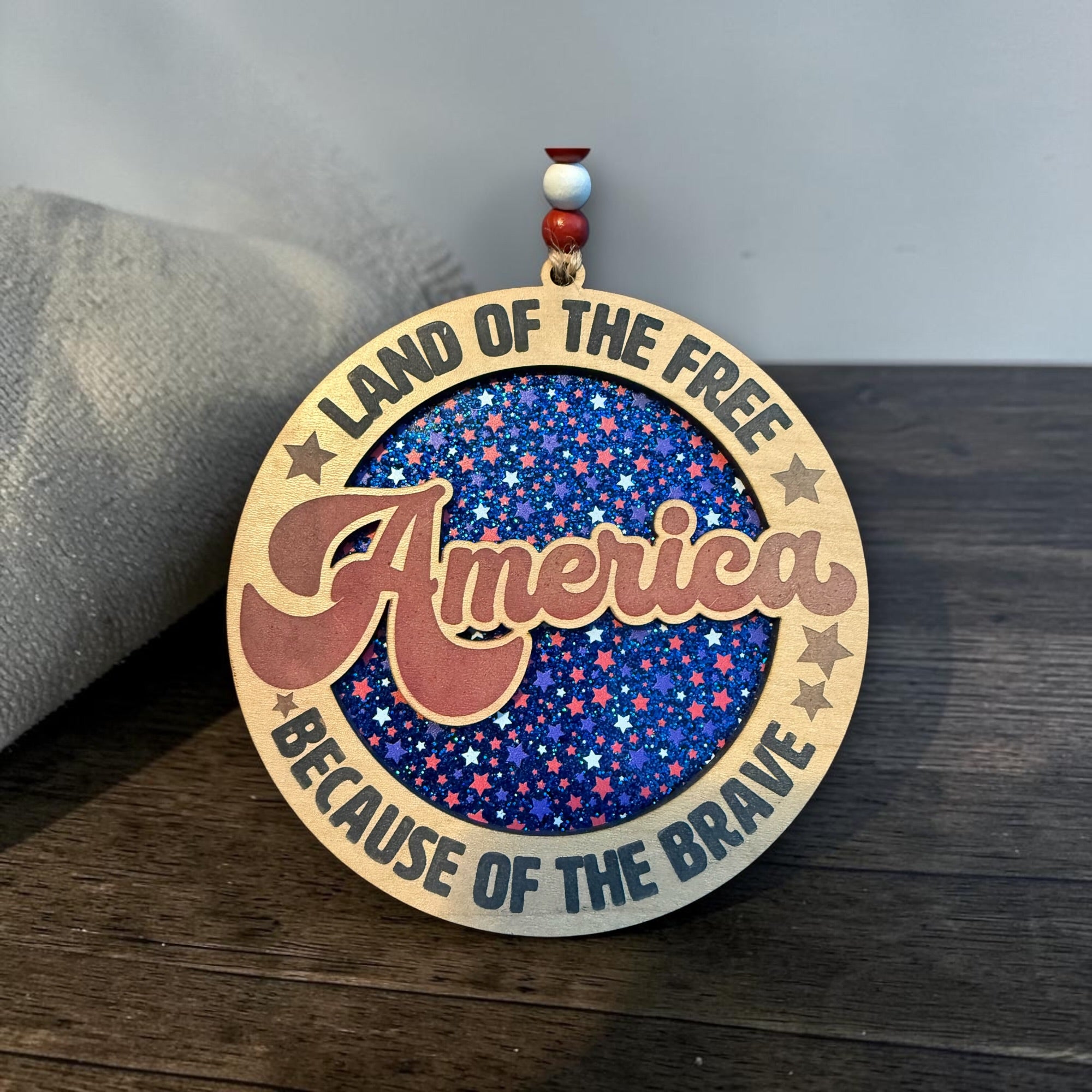 Land of the Free Collection Ornament – Patriotic Keepsake