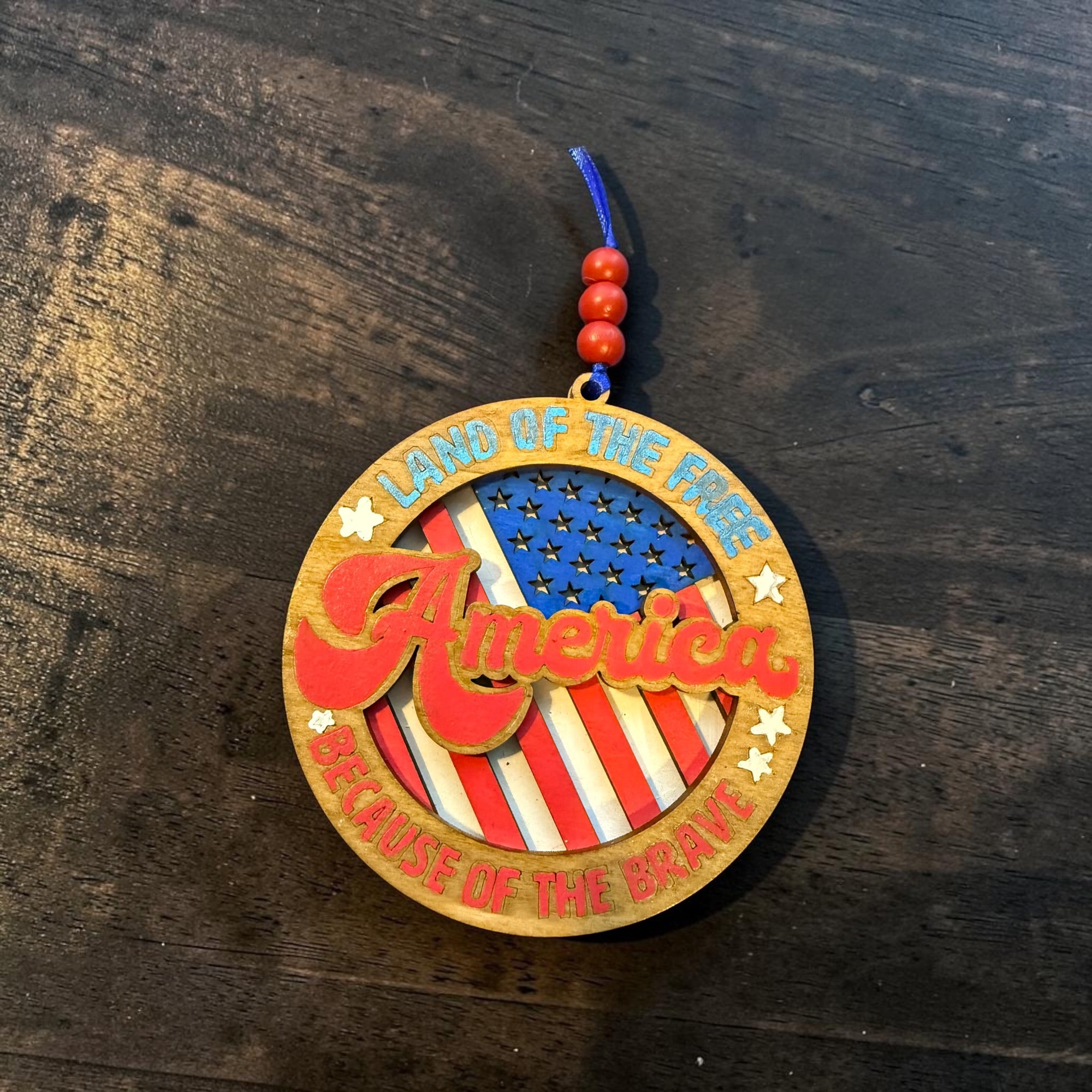 Land of the Free Collection Ornament – Patriotic Keepsake