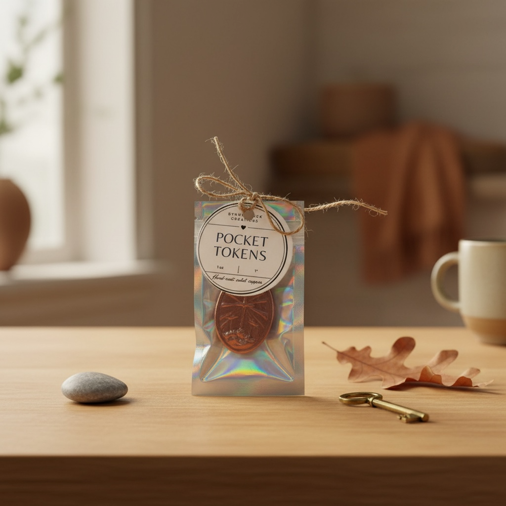 Handcrafted Copper Symbol Tokens – Small Batch Keepsakes