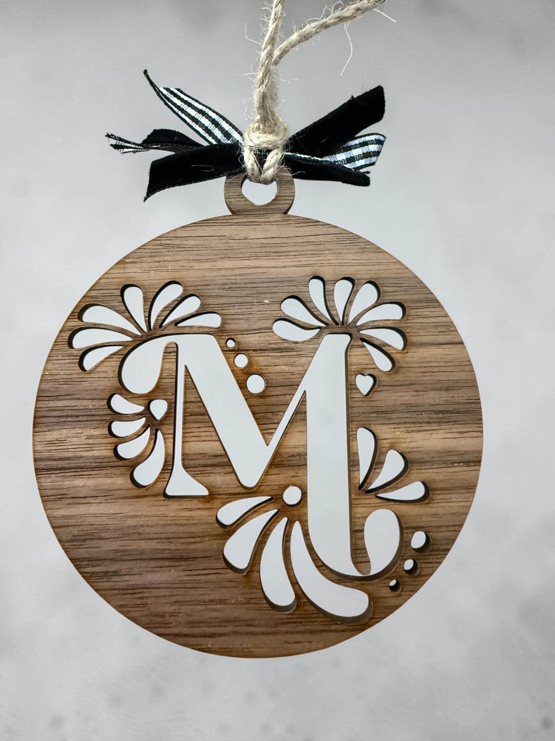 Cantina Bloom Letter Ornament