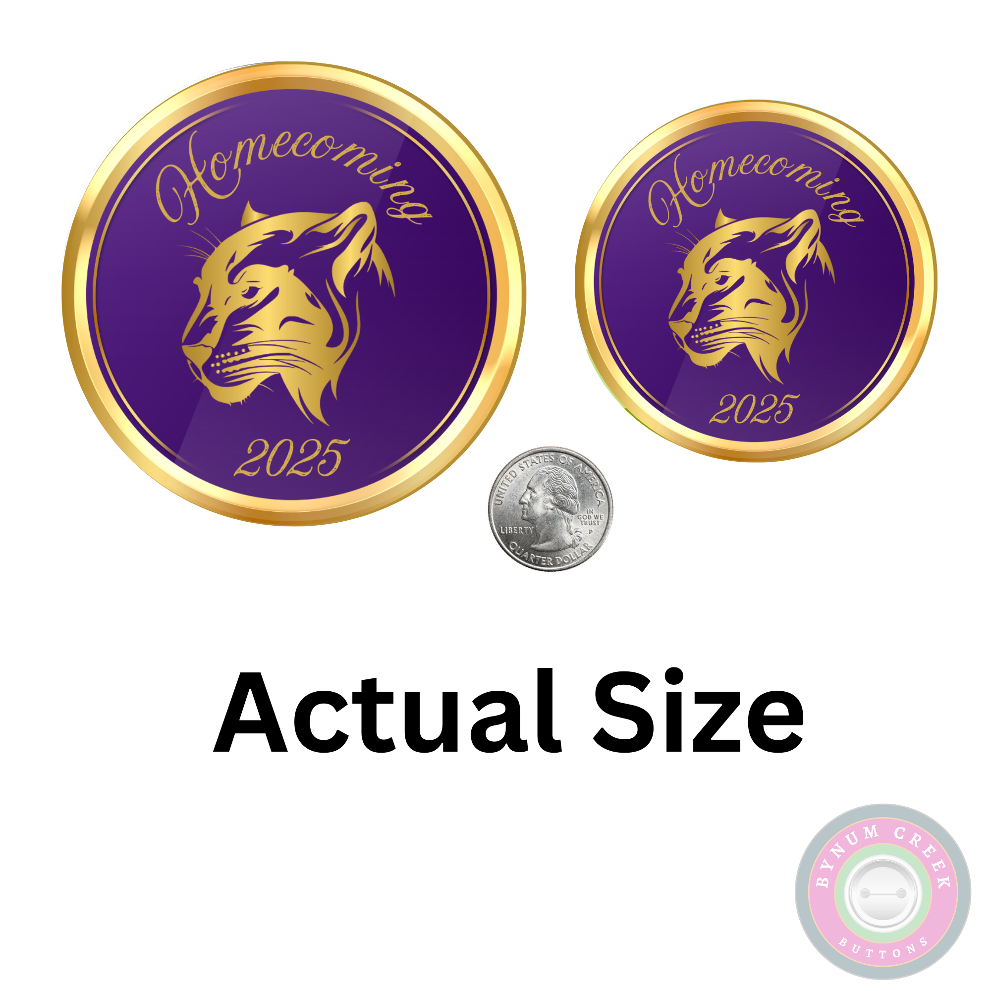 Purple and Gold Panther